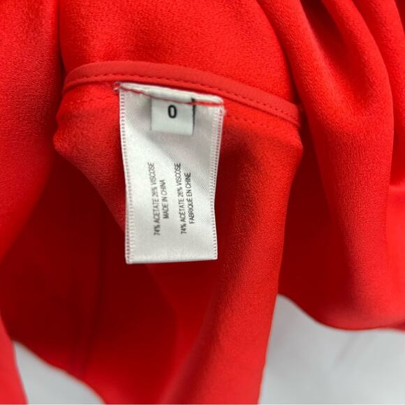 Proenza Schouler Elegant Red Off-Shoulder Women's Top - Size 0 - Picture 4 of 6